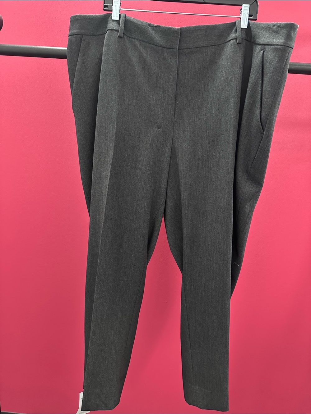 MM. LaFleur of New York Mejia Pants in Light Twill Charcoal Grey 🩶 NWT Size 22